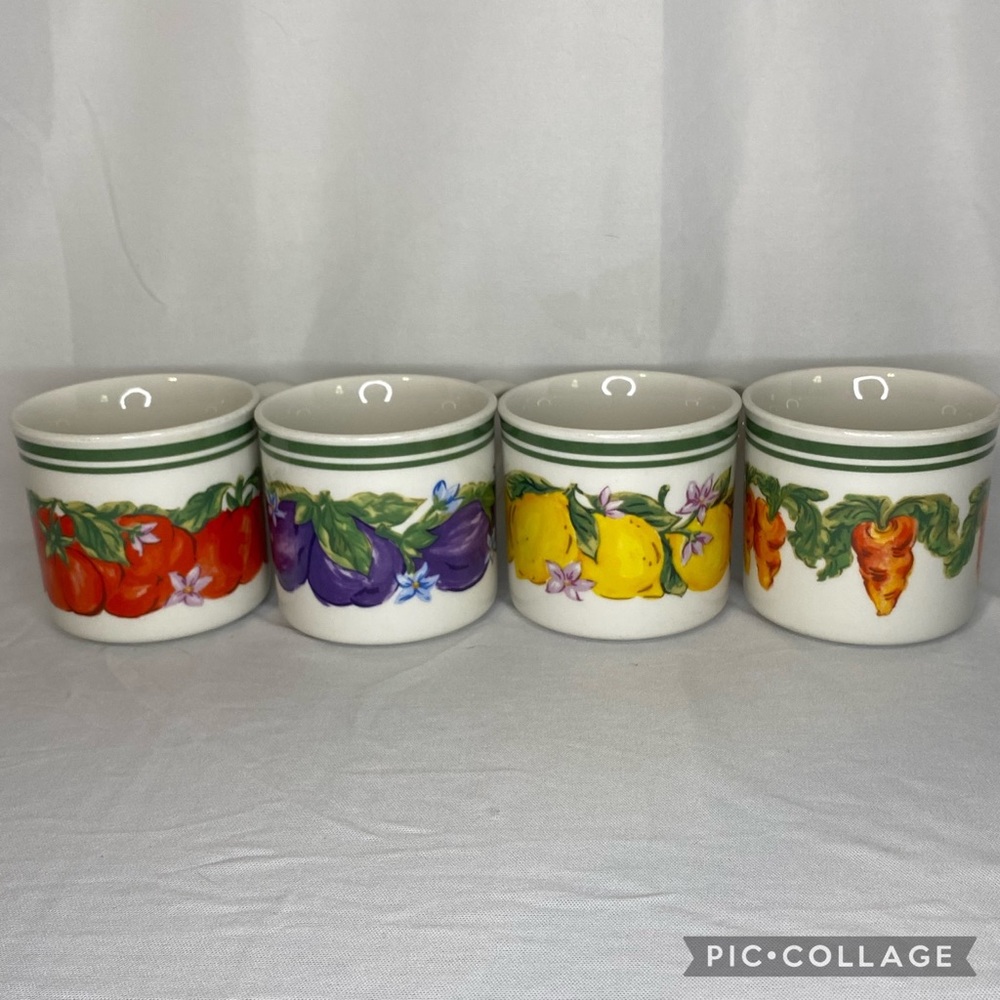 Tabletops Unlimited Farmer’s Market Set of 4 Cups